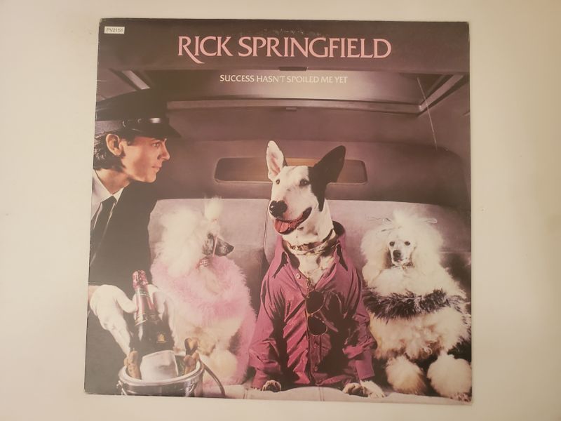 Rick Springfield Success Hasn't Spoiled Me Yet vinyl record